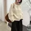 Hàn Quốc Dongdaemun Thiết Kế Phong Cách Mới Niche Thời Trang Phù Hợp Với Thiết Kế Ôm Hơn Dài Tay Dệt Kim