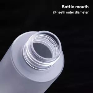 AA 100ml 200ml Mài Phẳng Vai Lotion Chai Rỗng Lotion Báo Chí Bơm Chai Du Lịch Hộp Đựng Mỹ Phẩm Trong Suốt VN