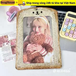 SNUGHOUSE Photocard Holder, Vỏ bảo vệ hình ảnh khổng lồ của thần tượng Hàn Quốc, Hộp đựng thẻ ảnh PVC đầy màu sắc A4 hợp thời trang Quà tặng cho bé gái