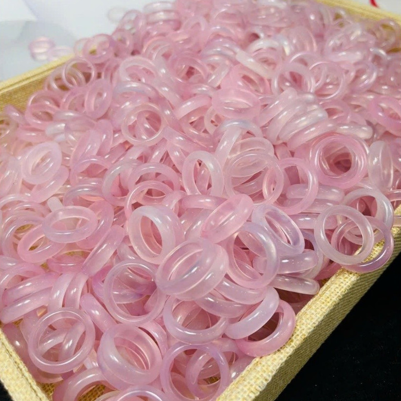 [𝐐𝐮à 𝐓ặ𝐧𝐠] Nhẫn Mã Não Hồng tự nhiên, trang sức thời trang cao cấp 𝐬𝐡𝐚𝐧𝐠𝐡𝐚𝐢 𝐬𝐭𝐨𝐫𝐞