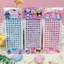 Trẻ Em Dán Kim Cương Pha Lê 3D Handmade DIY Đồ Chơi Trang Trí Sanrio Kuromi Hình Trái Tim Tròn