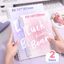 Máy tính xách tay chất kết dính WANYEDI, Máy tính xách tay lá rời màu không cần bi, Máy tính xách tay A5 / B5 có thể tháo rời Tạp chí chất kết dính có thể tháo rời