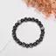 PNPIA- Từ Hematite Bla Hạt Co Giãn Chăm Sóc Sức Khỏe Vòng Tay Nam Lắc Tay Trang Sức