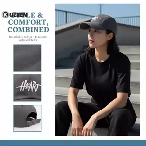 KUZHEN Thêu Chữ Mũ Bóng Chày Cho Nam Nữ Có Thể Điều Chỉnh Unisex Thường Ngày Mũ Chống Nắng Đi Bộ Ngoài Trời HOT
