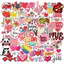 100 Tờ Hoạt Hình Dễ Thương Tình Yêu Ngày Lễ Tình Nhân Tiếng Anh Graffiti Dán ins Vỏ Điện Thoại iPad Trang Trí Chống Thấm Nước Dán 26.6.12