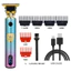 Điện Cắt Tóc Salon Tóc Dao Cạo Dao Cạo Đầu Phật Khắc Màn Hình Kỹ Thuật Số Đẩy Điện Sạc Cắt Tóc Kéo