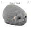 QEARY Golden Hamster Đồ chơi sang trọng, Hoạt hình Chuột tăng chậm Đồ chơi bóp sang trọng, Đáng yêu Vòng lông tơ hình động vật hình búp bê Xmas