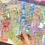 Bộ sticker lấp lánh , kícḣ thước 12cm x 4,3cm, 1 sét 20 tờ hình khác nhau