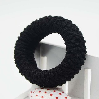 Phụ kiện buộc tóc Không thể phá vỡ Độ đàn hồi cao Boutique Khăn da Jacquard Dây cao su rộng Dây buộc tóc QW6Z