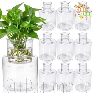 Chai thủy canh thủy tinh giả - Lọ trồng nụ không đất - Bình hoa trong suốt - Chai trồng cây gốc - Hộp đựng trồng cây / Miễn phí vận chuyển