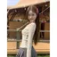 Áo thun dài tay cổ chữ V cổ chữ V Pure Desire Style Hot Girl dành cho nữ ren cao cấp Slim-