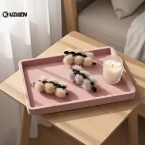 KUZHEN Thời Trang Chồn Tóc Chuối Dọc Lông Tơ Thu Đông Ba Đầu Kẹp Tóc Đuôi Ngựa Kẹp Tóc Mũ Phụ Kiện HOT