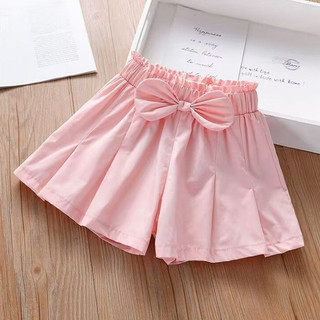 Bộ đồ bé gái lệch vai mùa hè - Áo thun in hình dễ thương phối quần short thời trang năng động