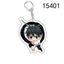 SQ11 Jujutsu Kaisen Acrylic Móc Khóa Anime Gojo Satoru Geto Suguru Mặt Dây Chuyền Cho Ba Lô & Chìa Khóa