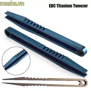 Dụng cụ bảo trì bỏ túi Nhíp titan Cắm trại ngoài trời Pick Up Kẹp