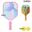 NEWIDEA Pickleball Paddle Set, Phim hoạt hình với 2 Pickleball Đồ chơi mái chèo Pickleball, Bán chạy Mèo nàng tiên cá Nhẹ lõi tổ ong cho trẻ em Đồ chơi mái chèo thể thao Quà tặng