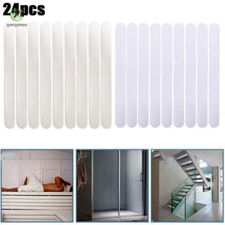 [FUXIN]Anti-slip Strips Self-adhesive Transparent/ White Grip Stickers Non Slip