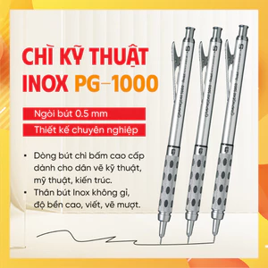 Bút chì cơ khí Pentel Graphgear 1000 bút chì kim kỹ thuật kim loại cao cấp