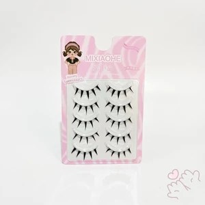 Lông mi giả phong cách ngọt ngào Sợi dày tự nhiên C Curl 7-12mm Chiều dài hỗn hợp để trang điểm hàng ngày
