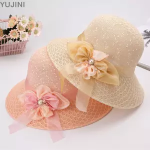Mũ xô nữ YUJUNI, Mũ che nắng ống hút chống tia cực tím di động, Mũ đi biển có thể gập lại thông thường mùa hè ngoài trời