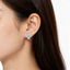 Phong cách thiết kế, khí chất, bông tai / vòng cổ mạ vàng dành cho nữ Zircon