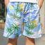 Quần short đi biển dáng rộng in hoa nhiệt đới phong cách Hawaii cho nam kỳ nghỉ hè