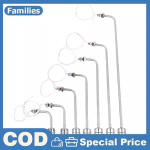 Công tắc phao bằng thép không gỉ Góc phải Đầu đứng Cảm biến mức bình nước lỏng