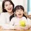 Cốc rơm tích hợp YUJUNI, Cốc đựng đồ uống không nắp đơn giản, Cốc uống nước bằng nhựa mùa hè