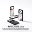 Ốp điện thoại từ tính gương hoa tươi đơn giản cho iPhone 17 Pro Max 16 15 14 Plus 13 12 11 17 Vỏ khí Vỏ bảo vệ chống sốc