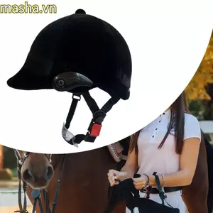 Mũ bảo hiểm cưỡi ngựa Equestrian, Mũ bảo hiểm cưỡi ngựa ABS siêu nhẹ, Mũ cưỡi ngựa nhẹ có thể điều chỉnh nhung chuyên nghiệp ngoài trời