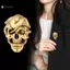 KUZHEN Unisex Kim Loại Đầu Lâu Rắn Ve Áo Pin Trâm Cài Cho Nữ Đảng Đảng Phù Hợp Với Thanh Lịch Quà Tặng Tùy Chọn HOT