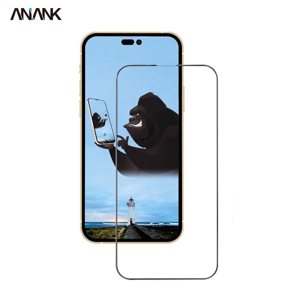 [Chính Hãng] Kính Cường Lực ANANK Corning Gorilla Glass Siêu Cứng iPhone 16 Pro Max / 15 / 14 Series - Công Nghệ Nhật