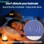 FUHUIOT Dưới Gối Loa Bluetooth, Máy Âm Thanh Siêu Mỏng Bluetooth 5.4, Âm Thanh Nổi HiFi Hẹn Giờ Tắt Kết Nối Không Dây Máy Tiếng Ồn Trắng Giảm Mất Ngủ