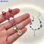 Bluelover Mới Hợp Thời Trang Y2K Cặp Đôi Vòng Tay Dành Cho Nữ Cô Gái Rỗng Pentagram Đàn Guitar Mặt Dây Chuyền Đính Hạt Vòng Tay Bạn Bè Trang Sức Quà Tặng Mới