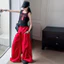Áo Vest In Hình Số Bé Gái Mùa Hè Phong Cách Mới Trẻ Em Màu Sắc Tương Phản Cổ Tròn Slim fit Top