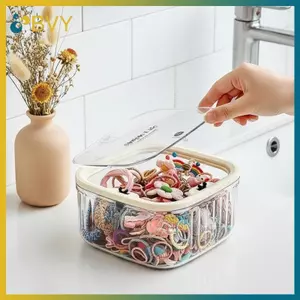 BVY Phụ Kiện Tóc Trẻ Em Hộp Bảo Quản Dây Buộc Tóc Bé Gái Kẹp Tóc Dây Co Giãn Bảo Quản Trang Sức Hộp Nhỏ.