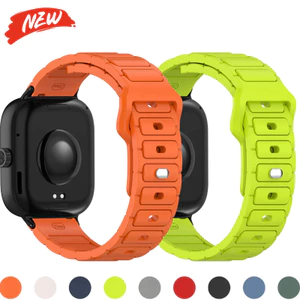 Dây đeo thể thao silicon cho Redmi watch 6 5 4 dây thoáng khí cho vòng tay Miband 10Pro / 9Pro / 8Pro