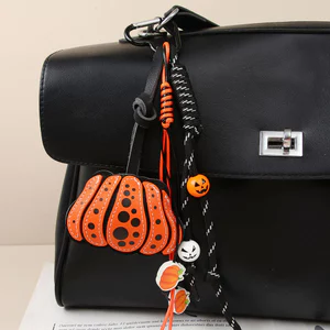 Mặt dây chuyền túi bí ngô hai mặt sáng tạo đặc trưng Halloween