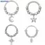 Bluelover Thời Trang Pha Lê Thép Không Gỉ Septum Hoop Cliers Mũi Nhẫn Nữ Tragus Sụn Xoắn Xuyên Vòng Bông Tai Trang Sức Mới