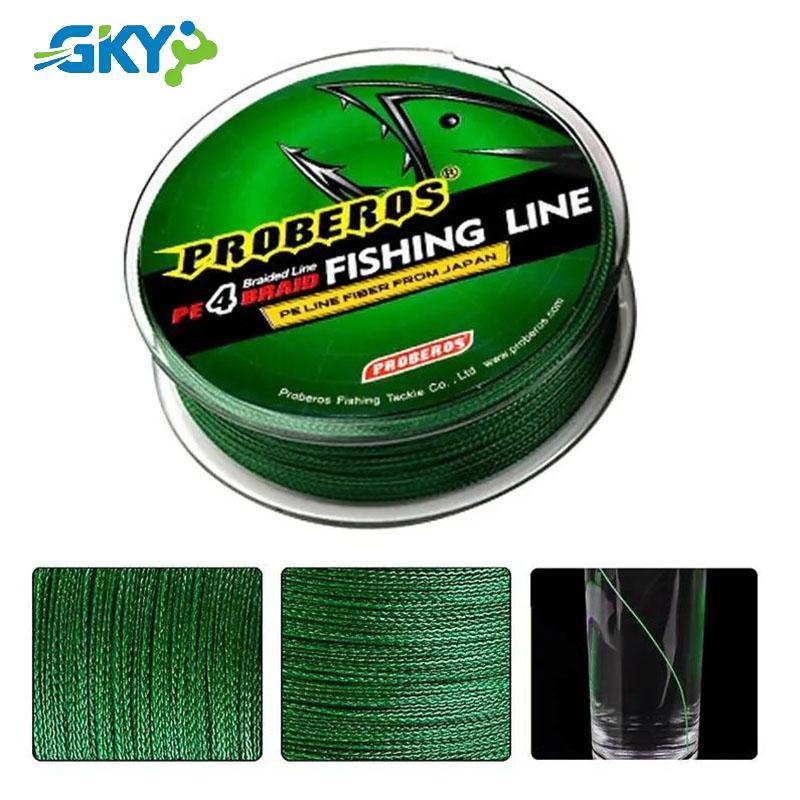Dây Câu GKY 100M 4 Dây Multifiber Dây Bện Siêu Mạnh 10-25LB Pe Cá Chép Dây Câu GKY