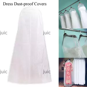 JUIC Vỏ chống bụi Áo choàng cô dâu Túi lưu trữ gia đình