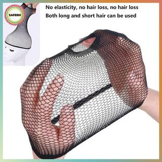 Mũ tóc giả lưới co giãn SAFENH, Kích thước đa năng, Lưới tóc thoáng khí để làm tóc giả VN