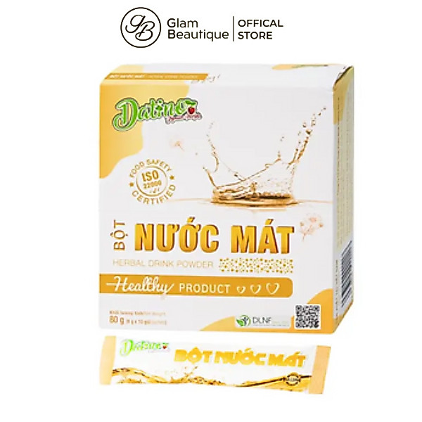 Bột nước mát Datino Hộp 10 Gói 8g Glam Beautique