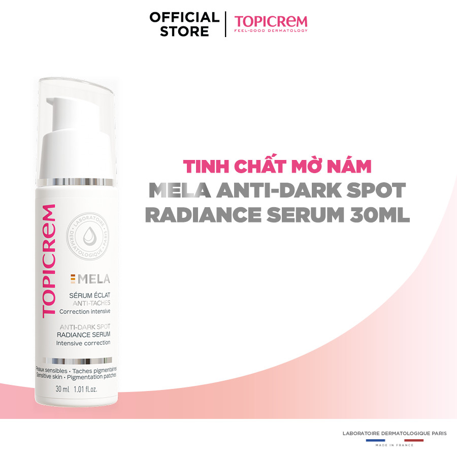 Tinh chất làm sáng da, mờ nám TOPICREM MELA ANTI-DARK SPOT RADIANCE SERUM 30ml