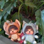 HK1 MONCHHICHI Plushie Tom và Jerry Sang Trọng Móc Khóa Mini Trang Phục Búp Bê Túi Charm Mặt Dây Chuyền Quà Tặng KH1