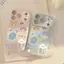 Ốp lưng gấu thỏ bánh donut họa hoa phù hợp với iPhone17promax 16/15/14/13/12