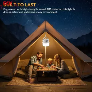 Đèn cắm trại năng lượng mặt trời ECK LED sạc USB 3 chế độ chiếu sáng Đèn chống nước cho du lịch ngoài trời khẩn cấp HOT