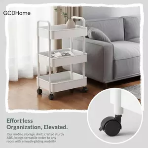 Xe đẩy nhà 3 / 4 tầng đa chức năng GCDHome có bánh xe để lưu trữ nhà bếp và phòng tắm HOT