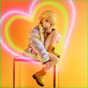 PS1 Gakuen IDOLM @ STER Fujita Kotone Nhân Vật Hành Động Anime Cô Gái Ngồi Tư Thế Để Bàn Tượng Sưu Tập SP1