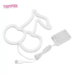 Đèn neon LED YOFFOR, Dấu hiệu neon hình quả anh đào